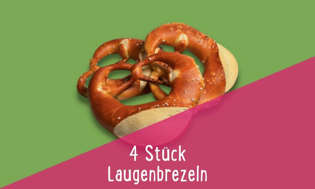Brezeln &amp; Brötchen Laugenbrezeln - 4 Stück - foodtprint