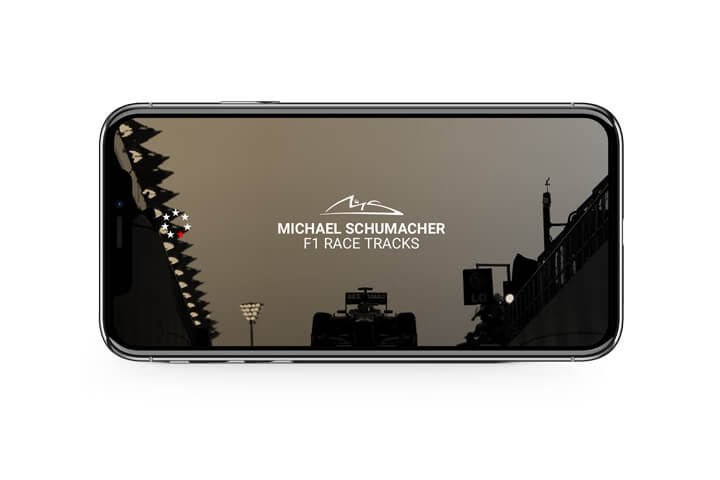 Loadscreen, Bilder, HTML5 Webapp, iOS, Android, Formel 1, Michael Schumacher, Weltmeister, offizielle App, Keep Fighting