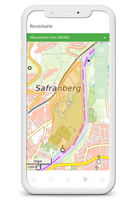 Revierkarte