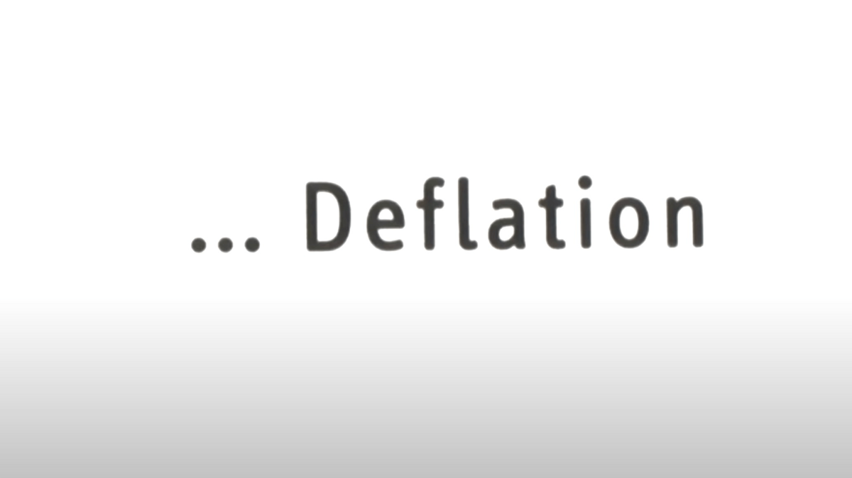 Deflation einfach erklärt