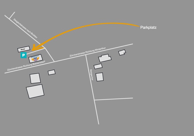 Karte, Brütten, Route, Maps