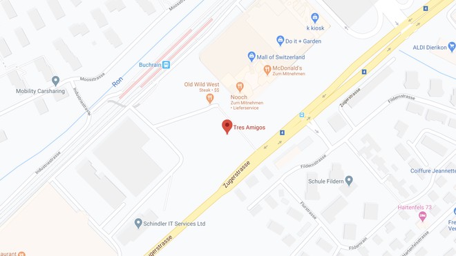 Karte, Ebikon, Tres Amigos, Anfahrt