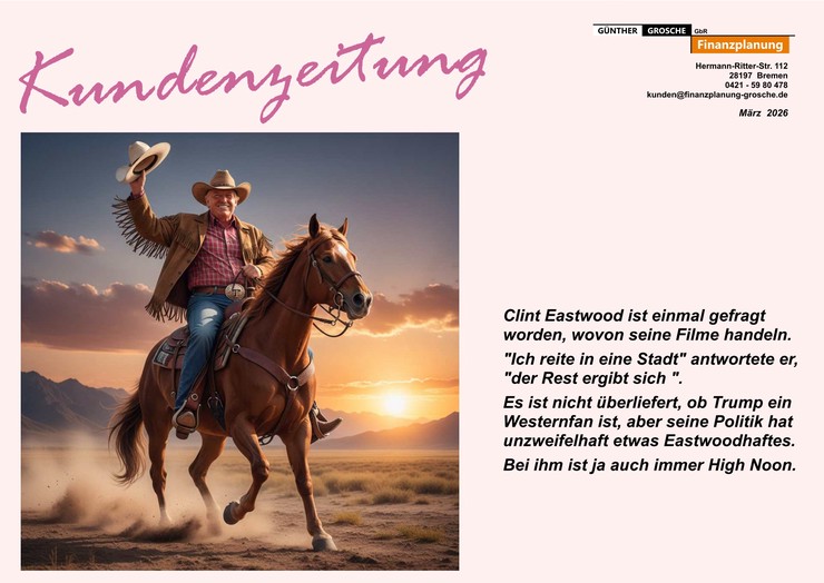 Cover Kundenzeitung