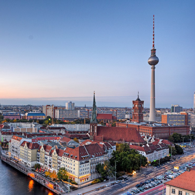 Panorama Berlin mit Fernsehturm