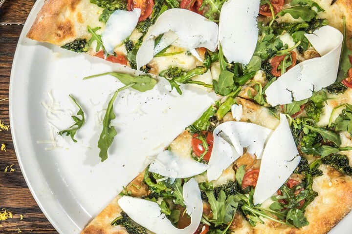 pizza, al capone, rucola 