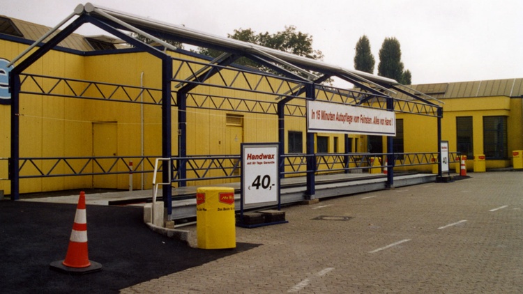 Prototyp einer Innenreinigung bei Mr. Wash