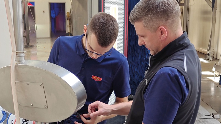 Techniker bei Mr. Wash