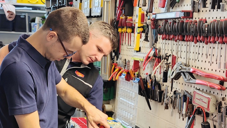 Techniker bei Mr. Wash