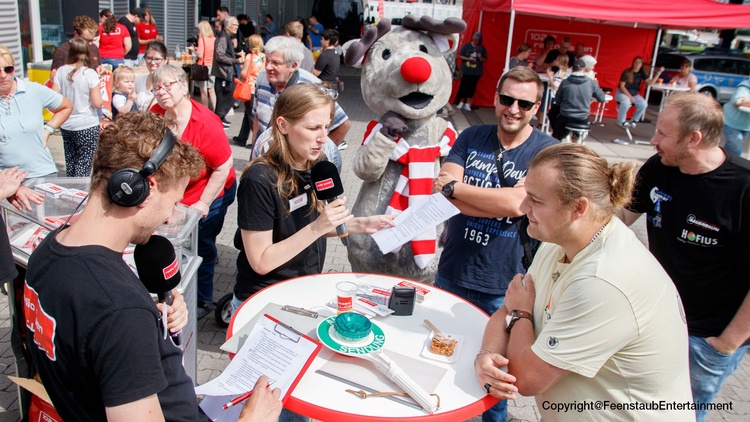 Der Radio Essen Verkehrsmeldertag 2023 bei Mr. Wash