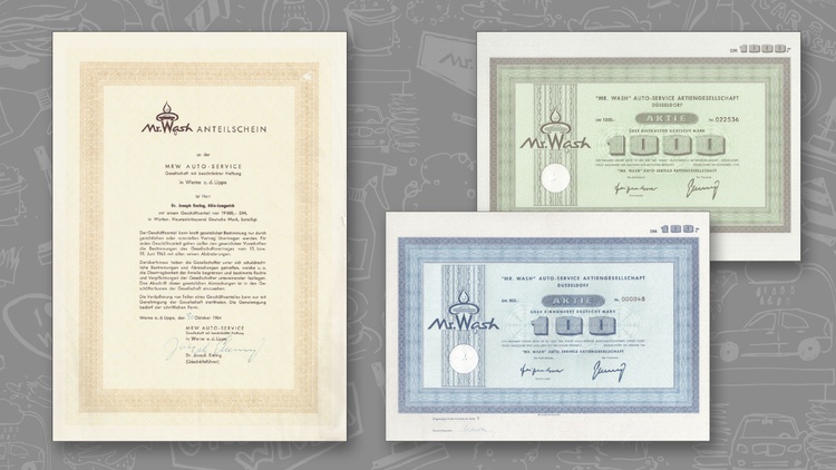 Mr. Wash Aktien damals