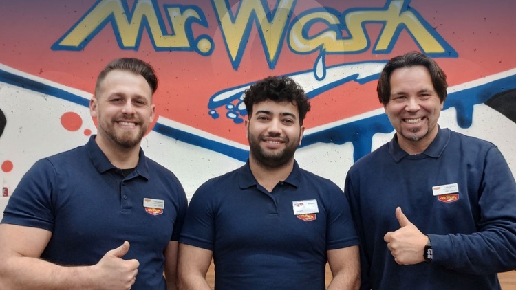 Unser Auszubildender bei Mr. Wash