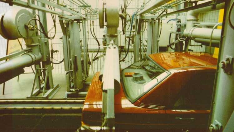 Hydraulische Trocknungsanlage, entwickelt von Mr. Wash