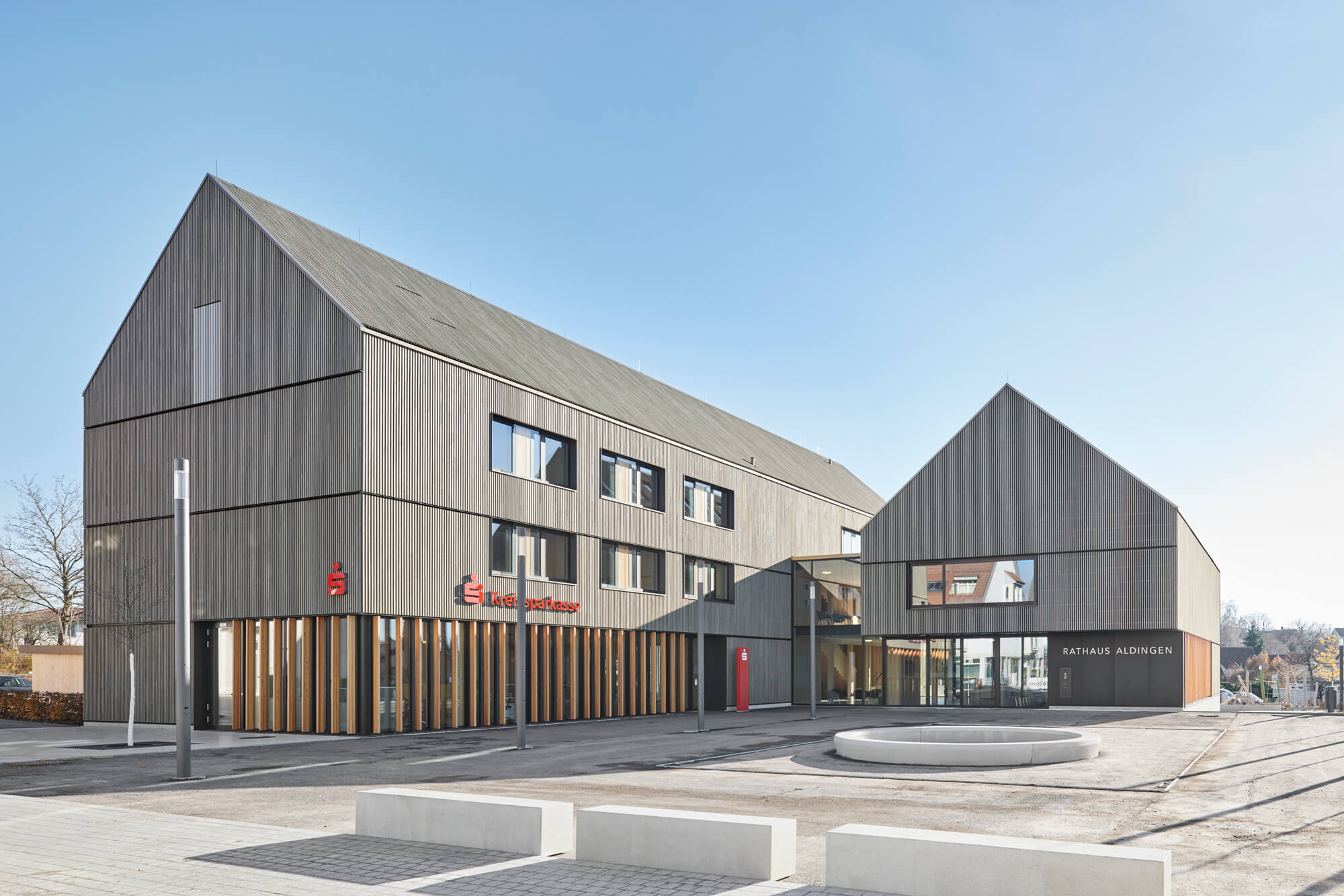 Holz für Flexibilität im neuen Rathaus-Doppel