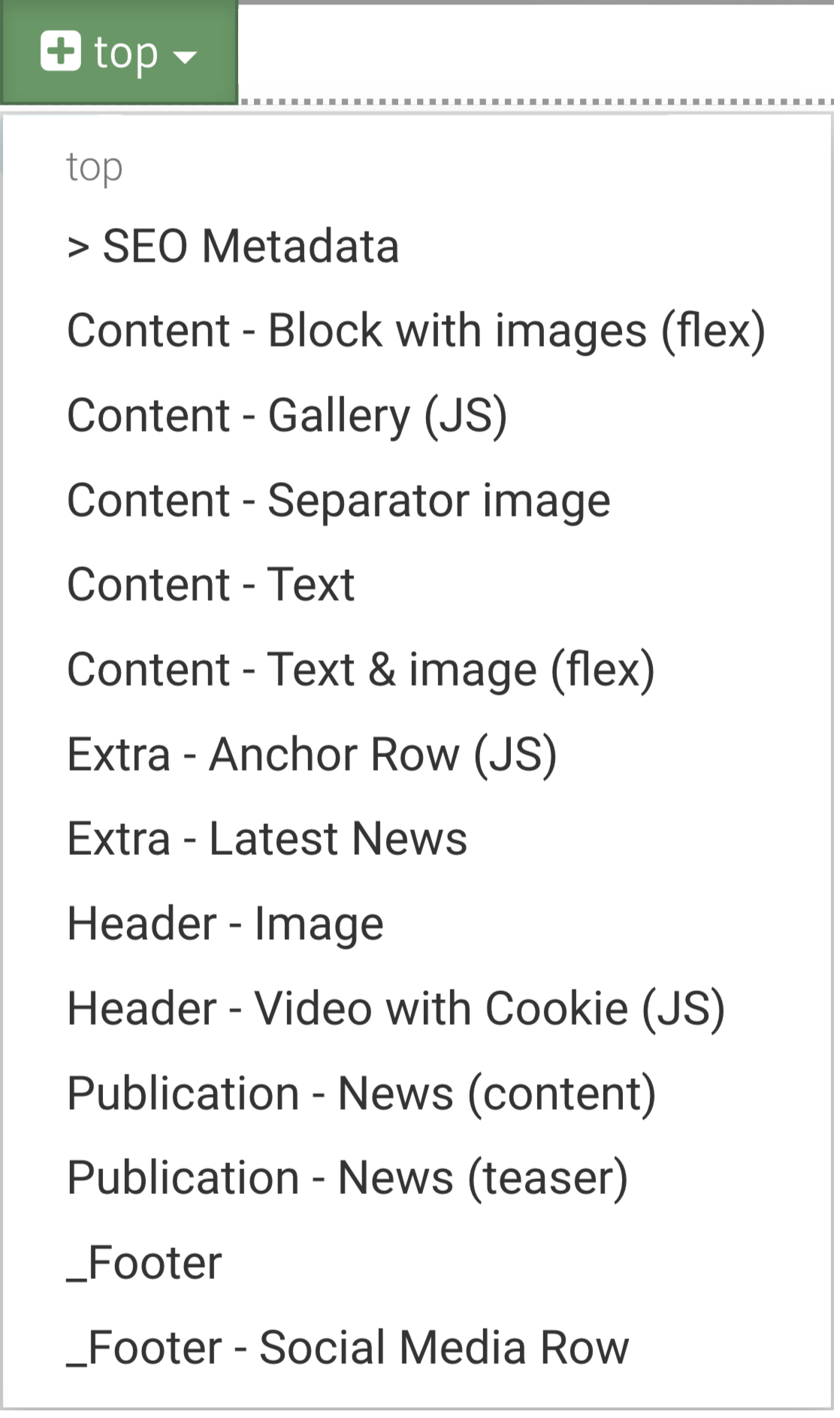 Widget Container Main
