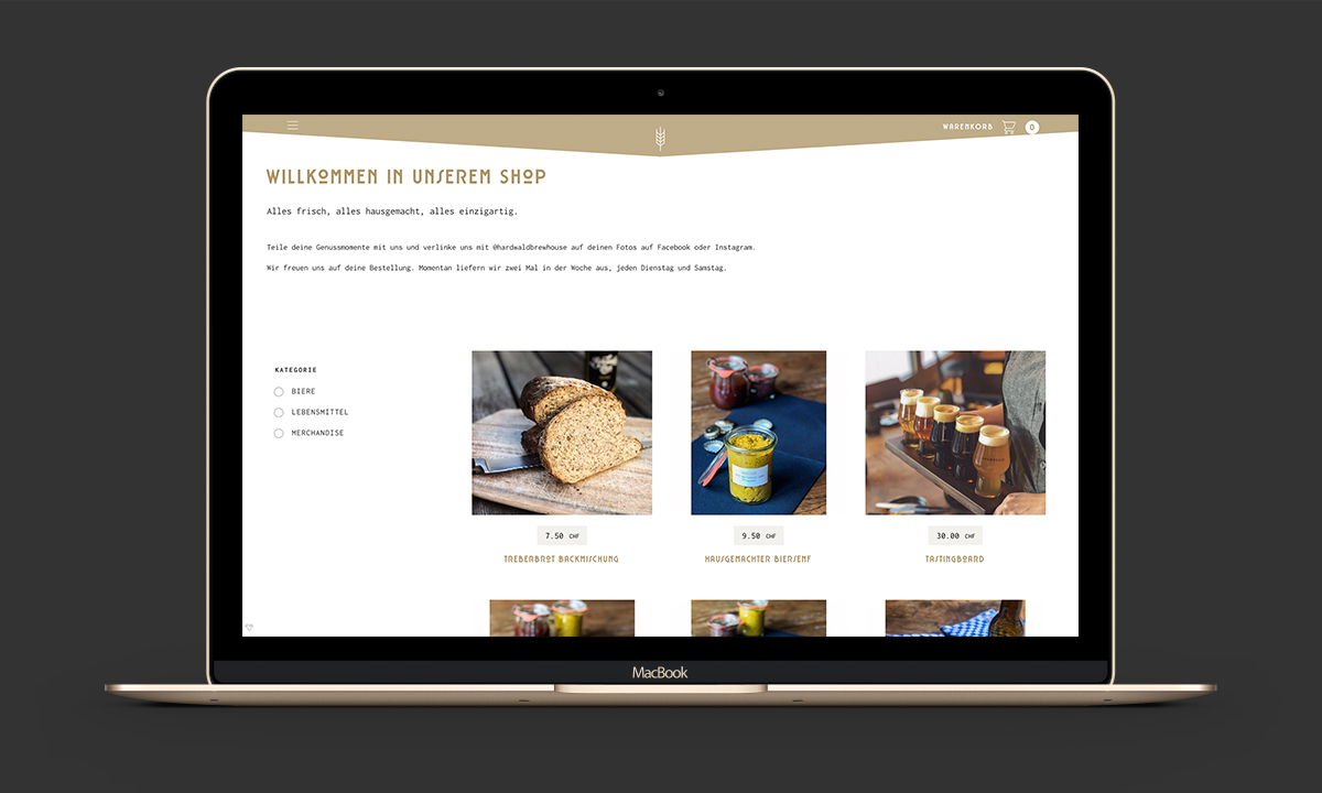Brewhouse Shop Website